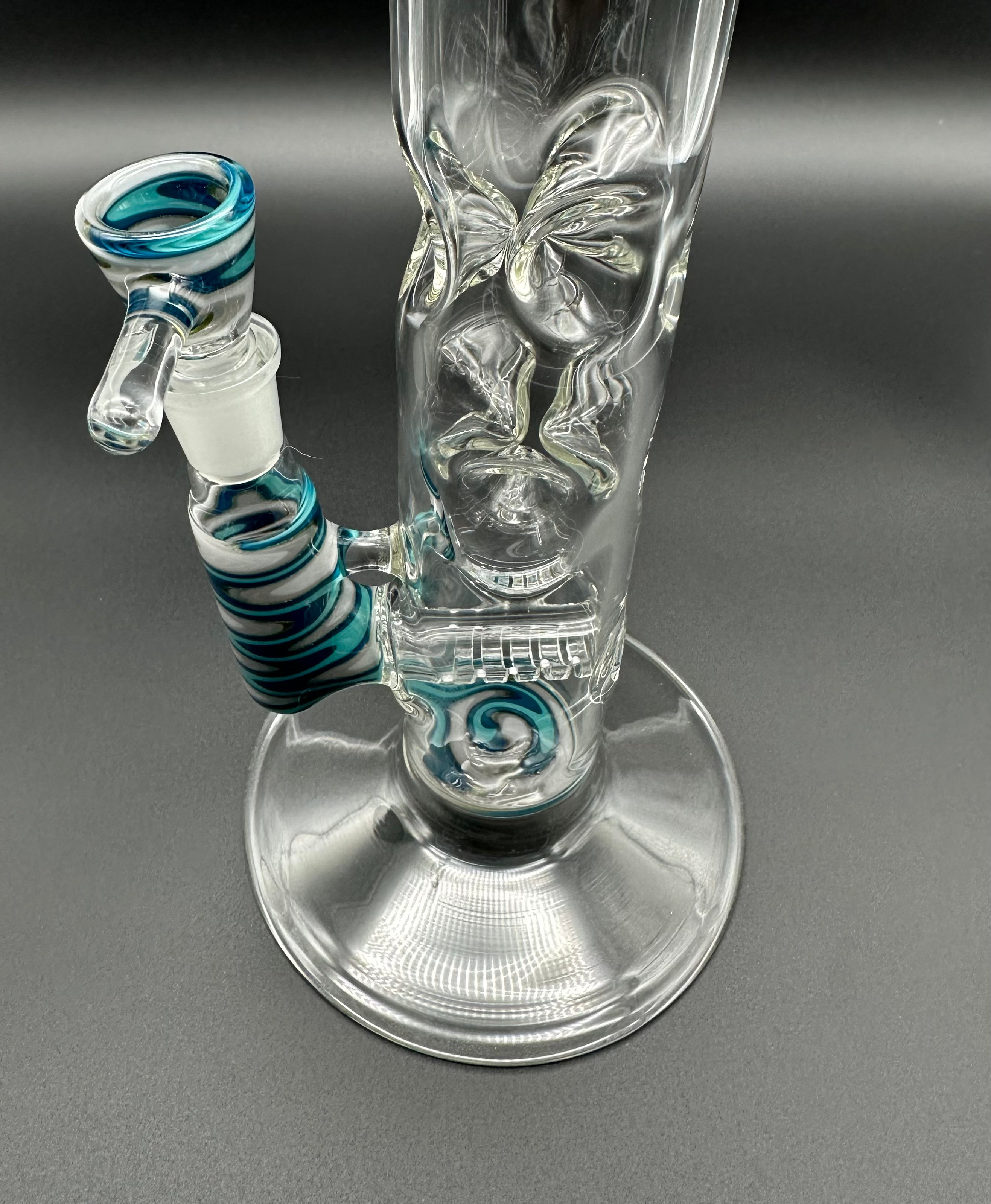 Straight tube double ice catcher dg_glass