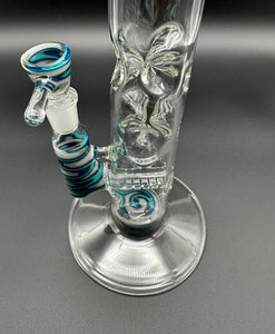 Straight tube double ice catcher dg_glass