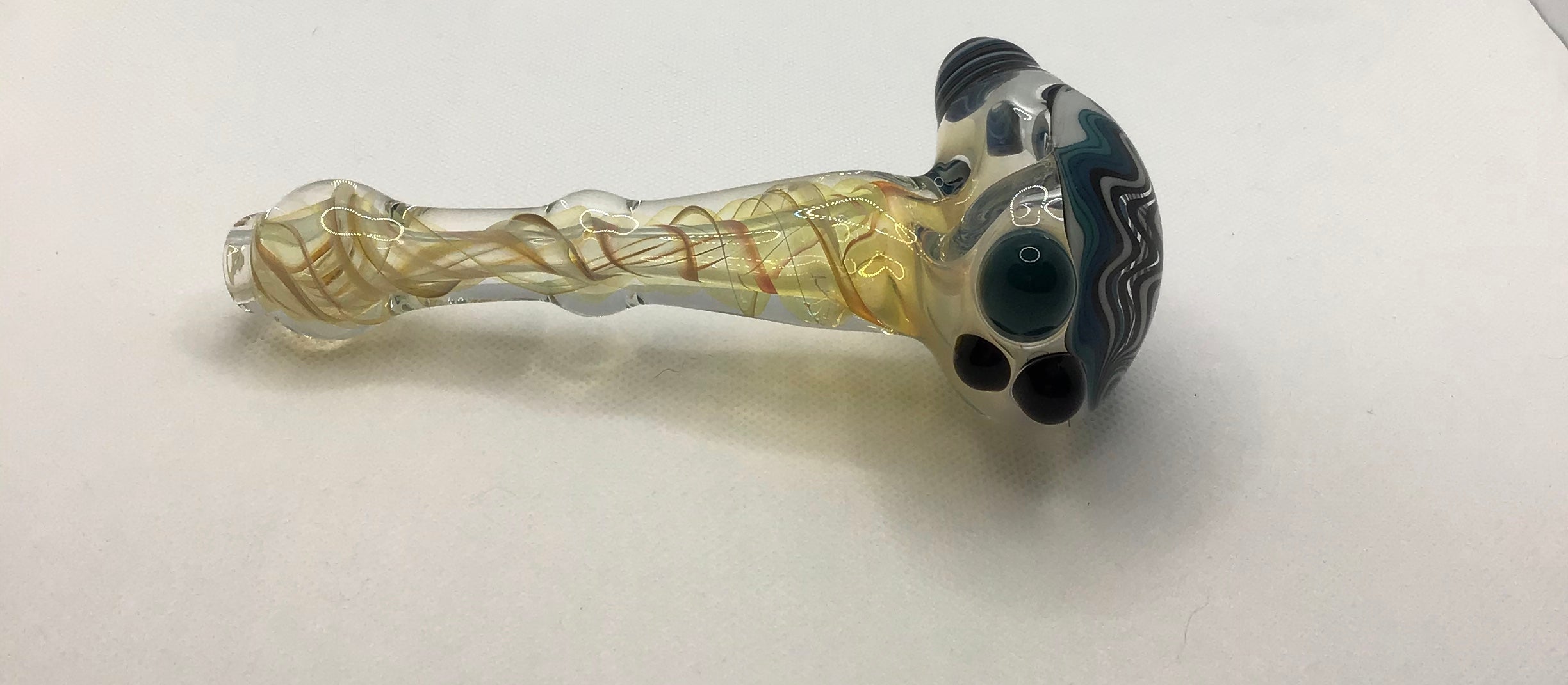 Wig Wag Hand Pipe by Bingersinc Glass