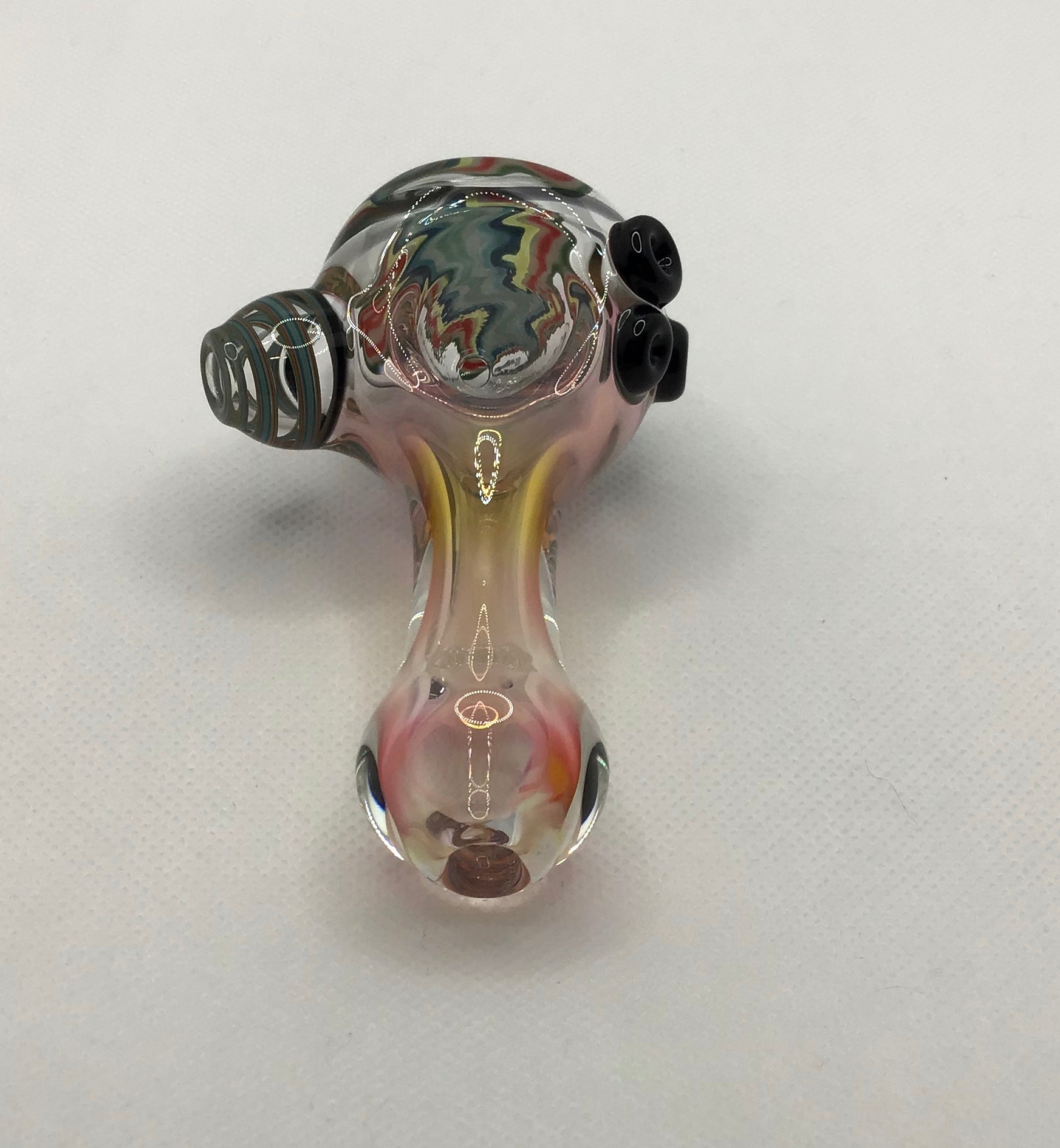 Covid Molecule 14mm Recycler Rig Set from Bingersinc Glass