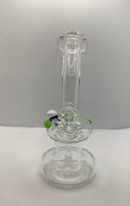 Incline Perc Rig Slyme Green Accent Marbles by Fire and Earth Studios