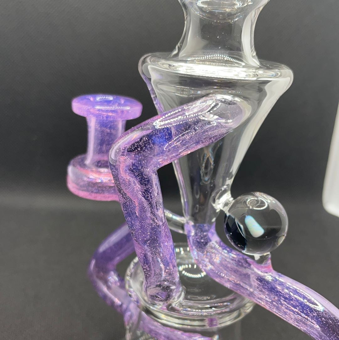 Purple lilac 10mm single uptake by  Ex Nihilo Glass