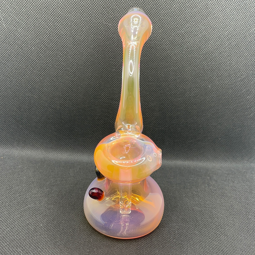 Mushroom Accent Bubbler by Slynxx Glass