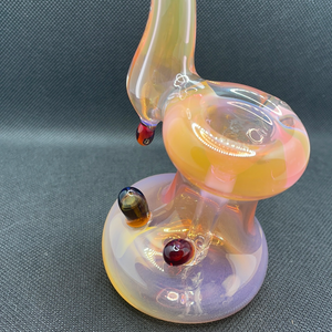 Mushroom Accent Bubbler by Slynxx Glass