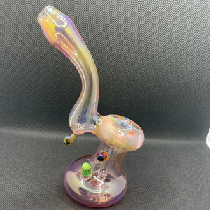 Mushroom Accent Bubbler by Slynxx Glass