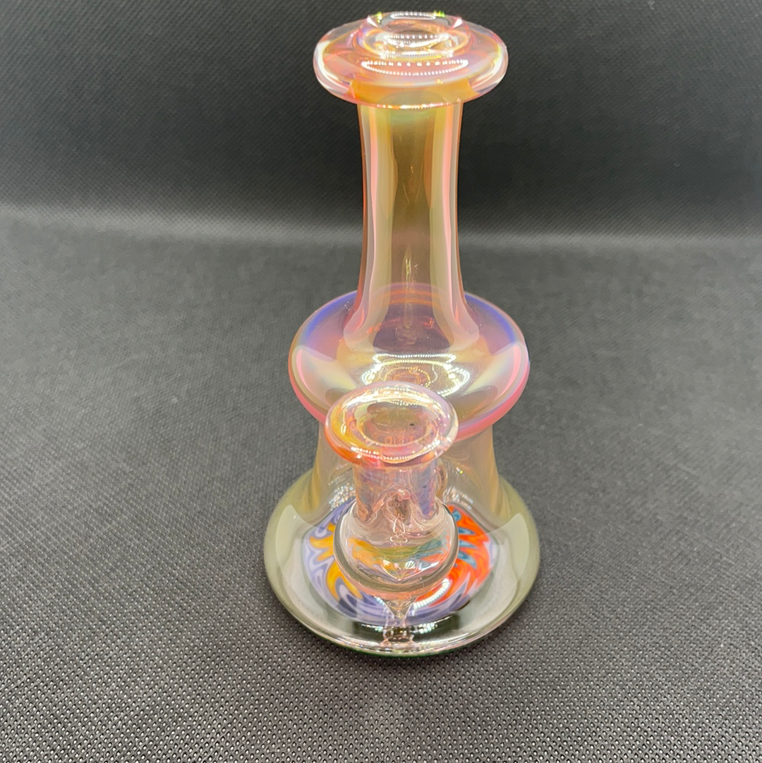 10mm Wig Wag Mini Tube by Slynxx Glass