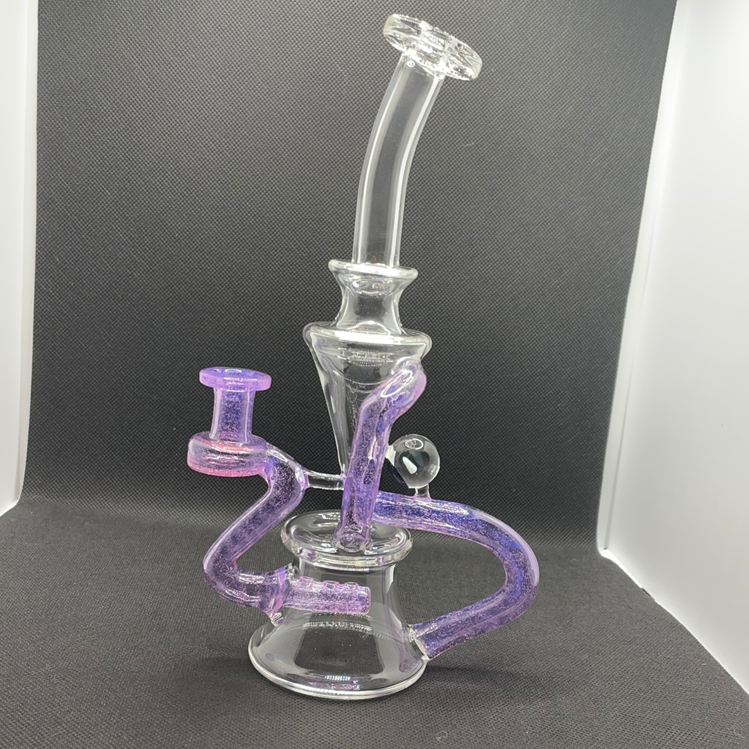 Purple lilac 10mm single uptake by  Ex Nihilo Glass